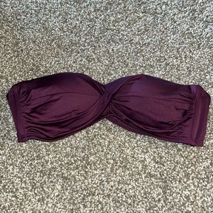 Strapless bikini top